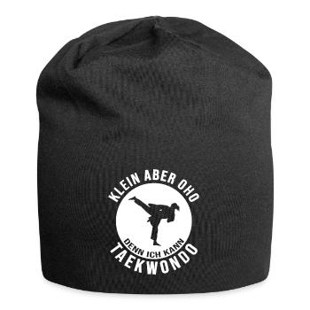 Taekwondo martial arts girl all-combat TKD Dan - Jersey Beanie - black - Front