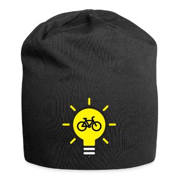 Ampoule, E-bike, Vélo - Bonnet en jersey - noir - Devant