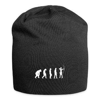 Schießsport Bogen schießen Evolution Bogenschießen - Jersey-Beanie - Schwarz - Vorne