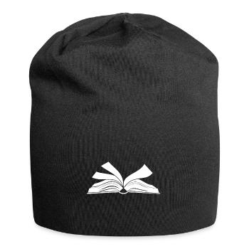 Open Book Read Bookworm Bookworm Pocket - Bonnet en jersey - noir - Devant