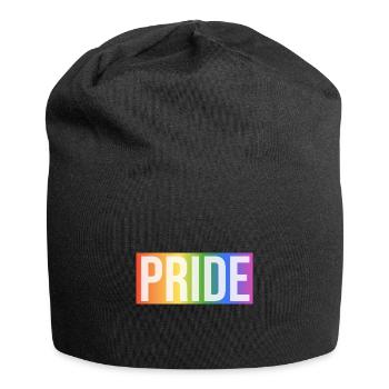 Cadeau arc-en-ciel de la fierté - Bonnet en jersey - noir - Devant