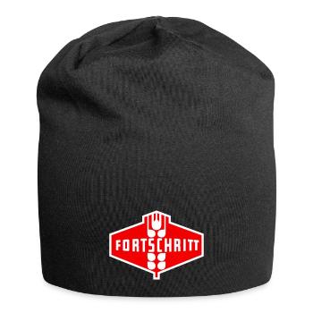 Fortschritt DDR (zweifarbig) - Jersey-Beanie - Schwarz - Vorne