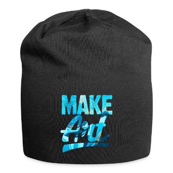 art professeur d’art artiste peinture art cadeau - Bonnet en jersey - noir - Devant