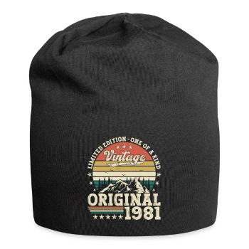 Original 1981 41st Birthday Gift Hommes - Bonnet en jersey - noir - Devant