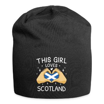 Scotland Flag Scottish flag Alba GB UK - Jersey Beanie - black - Front