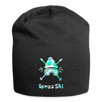 Skifahren Apres ski - Jersey-Beanie - Schwarz - Vorne