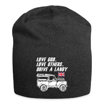 Drive a Landy - Jersey-Beanie - Anthrazit - Vorne