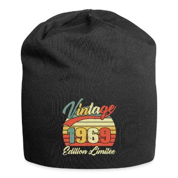 Cadeau D'anniversaire Vintage 1969 Édition Limitée - Bonnet en jersey - noir - Devant