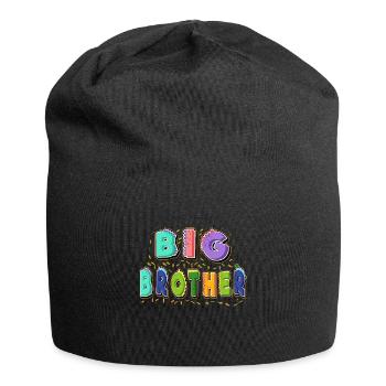 big brother, Promoted to big brother Gift - Jersey Beanie - black - Front