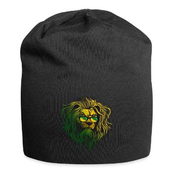Französisch-Guayana - Jersey-Beanie - Schwarz - Vorne