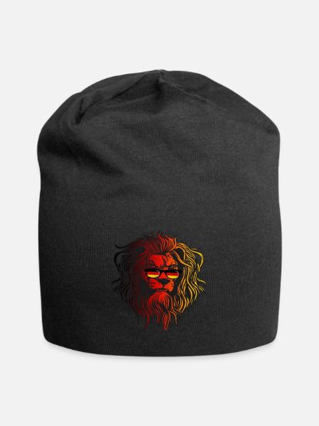 Deutschland - Jersey-Beanie - Schwarz