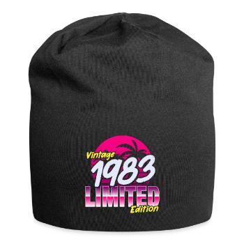 Anniversaire 1983 40e anniversaire Hommes et femmes - Bonnet en jersey - noir - Devant