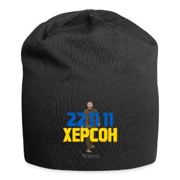 Kherson 22 11 11 Selenskyj Ukraine - Jersey-Beanie - Schwarz - Vorne