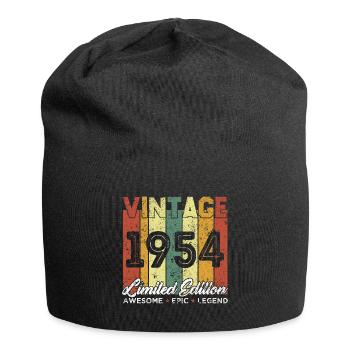 Cadeau D'anniversaire Vintage 1954 Edition limitée - Bonnet en jersey - noir - Devant