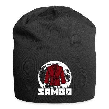 Artistes martiaux Sambo lutte art martial russe - Bonnet en jersey - noir - Devant