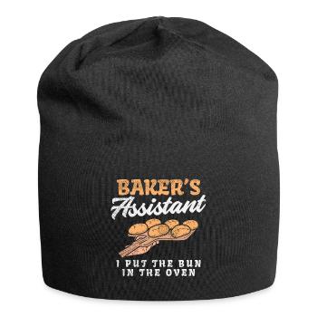 Baker’s Assistant I Put The Bun In The Oven - Bonnet en jersey - noir - Devant