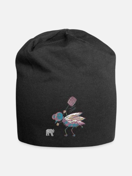 Mücke - Jersey-Beanie - Schwarz