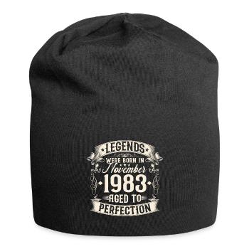 Novembre né en 1983 Legends Birthday - Bonnet en jersey - noir - Devant