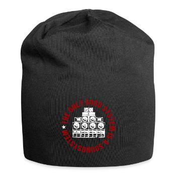The Only Good System Is A Soundsystem - Jersey Beanie - black - Front