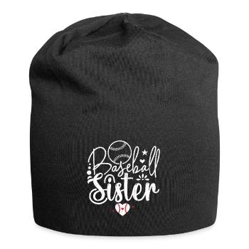 Baseball Sister Baseball Baseball Sister - Bonnet en jersey - noir - Devant