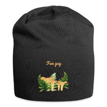 Je suis un gars amusant - Bonnet en jersey - noir - Devant