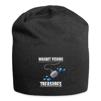 Pêche à l’aimant - Bonnet en jersey - noir - Devant