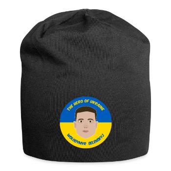 Selenskyj Ukraine - Jersey-Beanie - Schwarz - Vorne