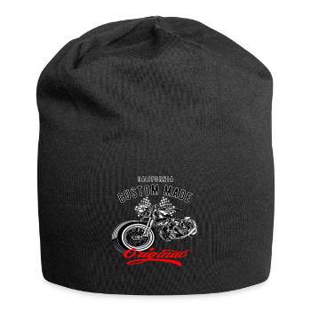 Moto Chopper Vintage Design - Bonnet en jersey - noir - Devant