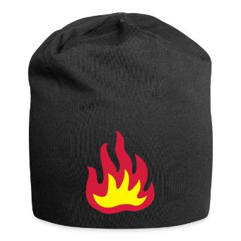Fire 2 - Jersey Beanie - black - Front