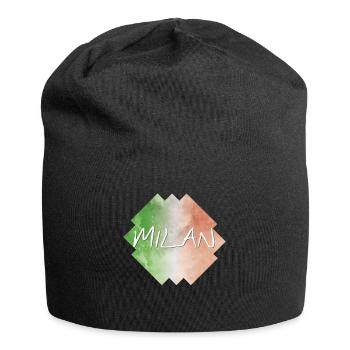 Milan - Mailand - Jersey-Beanie - Schwarz - Vorne