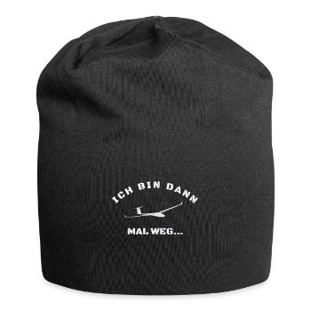 SEGELFLIEGEN ich bin dann mal weg - Jersey-Beanie - Schwarz - Vorne