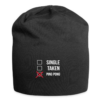 Single Taken Ping Pong - Jersey-Beanie - Schwarz - Vorne