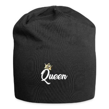 Queen Crown Royal Matching Couples Designs - Bonnet en jersey - noir - Devant