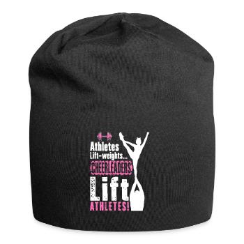 Cheerleader Cheerleading Athlet Cheer Geschenk - Jersey-Beanie - Schwarz - Vorne