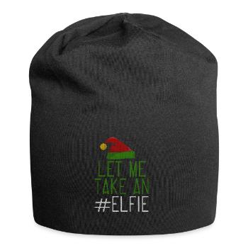 Let Me Take An Elfie Ugly Style - Jersey-Beanie - Schwarz - Vorne