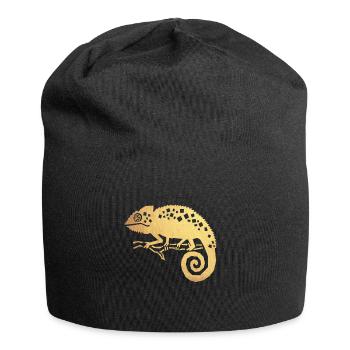 Caméléon d'or - Bonnet en jersey - noir - Devant