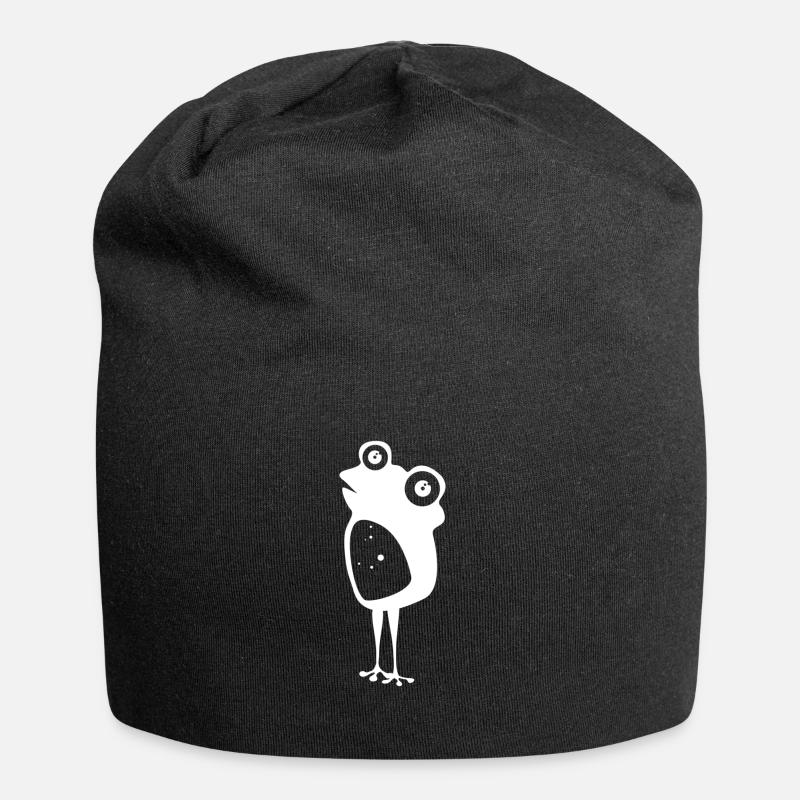 frog - Jersey Beanie - black