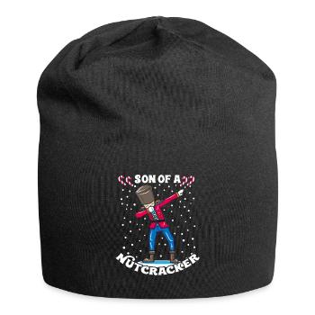 Cadeau de Noël de casse-noisette avec DAB - Bonnet en jersey - noir - Devant