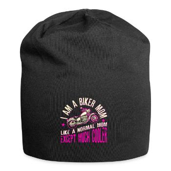 Ich bin ein Radfahrer Mom T-Shirt -Motorcyle Reiten - Jersey-Beanie - Schwarz - Vorne