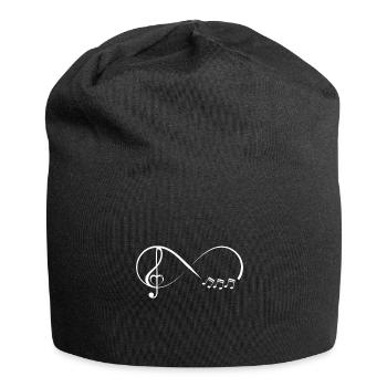Infinity Musik Geschenk - Jersey-Beanie - Schwarz - Vorne