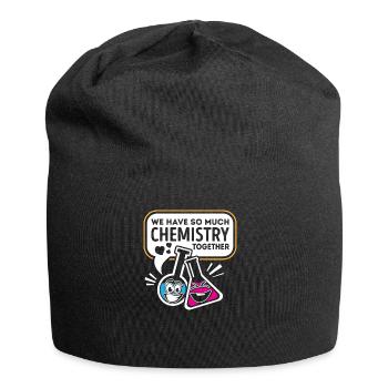 Nous avons tellement de chimie ensemble la Saint-Valentin - Bonnet en jersey - noir - Devant