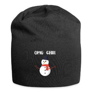 OMG Chill cadeau pour Chill People - Bonnet en jersey - noir - Devant