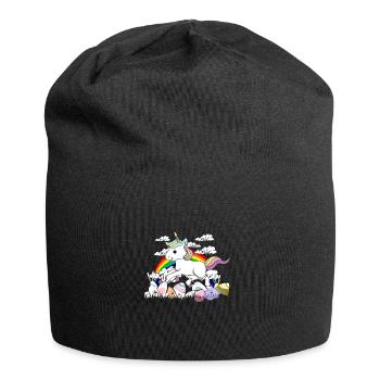 oeufs de Pâques Unicorn - Bonnet en jersey - noir - Devant