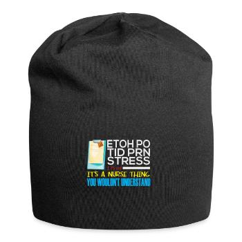 It's Nurse Thing Funny Registered Nurse Saying - Jersey-Beanie - Schwarz - Vorne