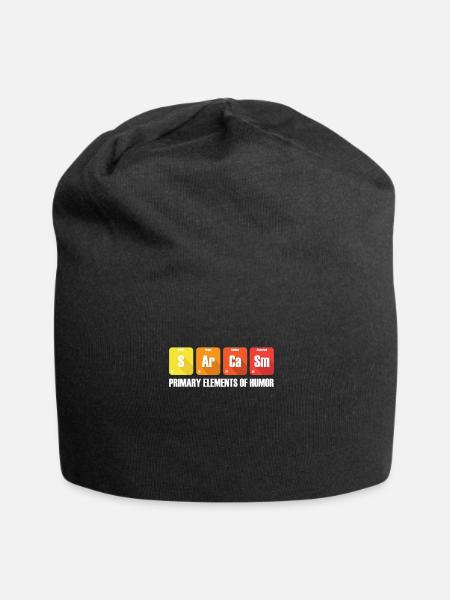 Sarkasmusgeschenk für Chemielehrer - Jersey-Beanie - Schwarz