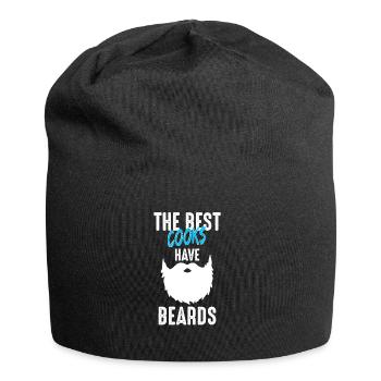 Chef Cooking Cooking Beard Bearded Bearer Gift - Jersey Beanie - black - Front