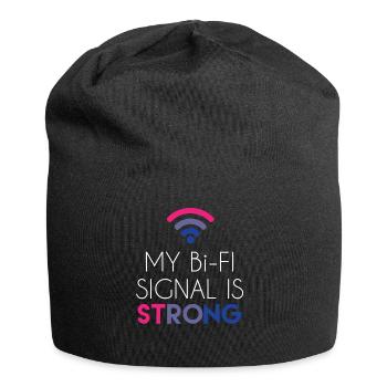 Bi-Fi - Bisexuelle - Gay Pride - Bi - Cadeau - Bonnet en jersey - noir - Devant