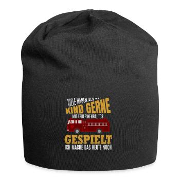 firetruck2 - Jersey-Beanie - Schwarz - Vorne