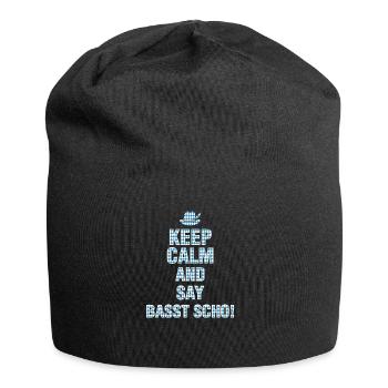 drôle de Bavière! Bayern Hat cadeau - Bonnet en jersey - noir - Devant