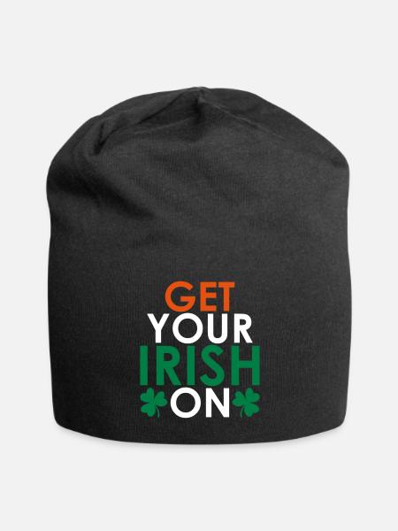 Get your irish on - Jersey-Beanie - Schwarz